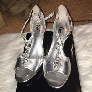 silver heels